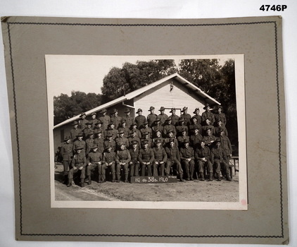 Photo B & W of HQ 38th Bn 1940