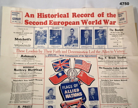 Poster record of the 2nd World War