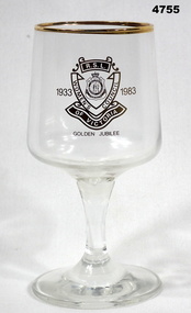 Souvenir sherry glass - RSL Victoria
