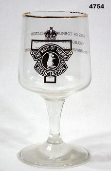 Souvenir Sherry glass - 39th Anniversary