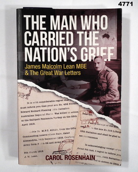 Book recording the correspondence of tragic news.