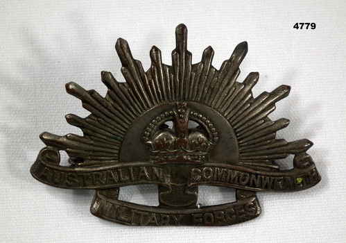 Australian Rising Sun hat badge