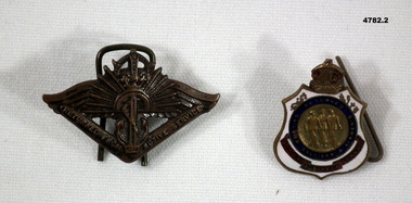Returned from Active Service and RSL badges