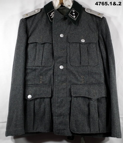 Grey German SS uniform WW2