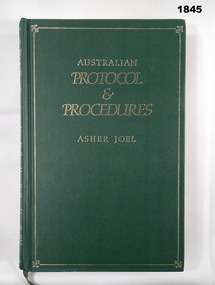 Book, Australian Protocol & Procedures