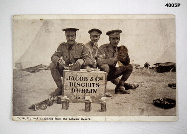 WW1  Postcard from the desert.