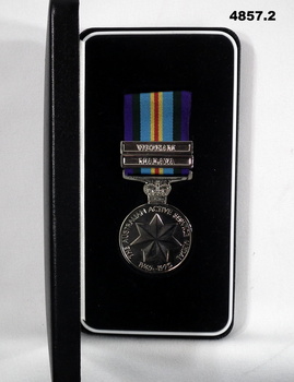 Australian Activee service badge in it’s box