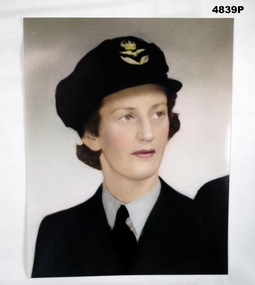 Portrait of Catherine W. Sewell, Flying Officer.