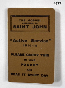 Small pocket book WW1 era