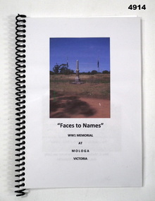 Biography of the WW1 Memorial at Mologa.