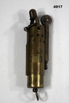 WW1 TRENCH TYPE ART CIGARETTE LIGHTER.
