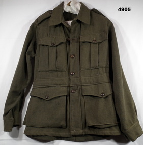 WW2 Khaki Australian Army Battle dress jacket. 