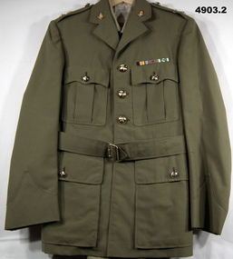 Service dress coat and shirt Australian Army