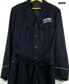 RAAF service dress coat with ribbons