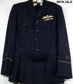 Uniform RAAF WW2 coat, trousers, hat