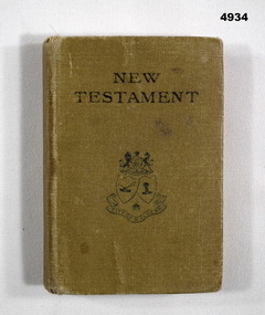 New Testament of the Bible.