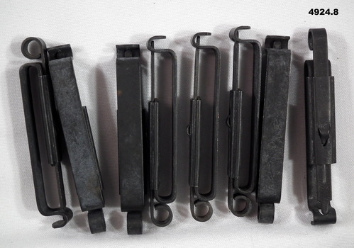 Alice slide clips for attachment to a webbing belt.
