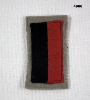 BATTALION COLOUR PATCH FOR SOLDIERS UNIFORM.