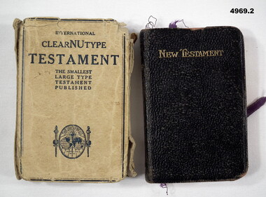 New Testament of the Bible.
