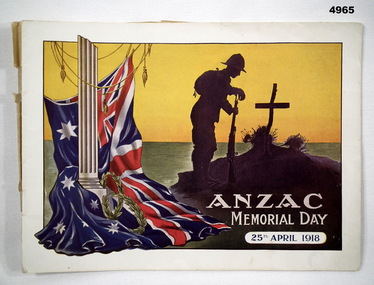 Souvenir booklet for ANZAC DAY 1918