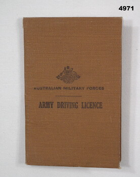 Army Drivers Licence cover - AMF