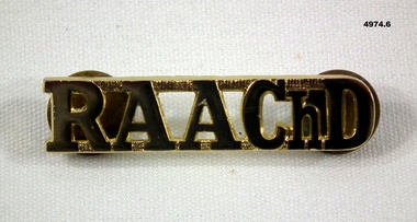 Shoulder insignia for Royal Australian Army Chaplains Department.