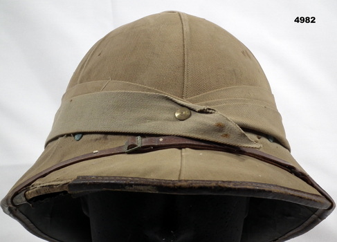 Pith helmet worn during WW2