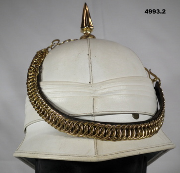 Pith Helmets x 3 - daytime wear and ceremonial.
