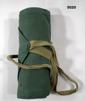 Blue coloured personnel issue sewing kit