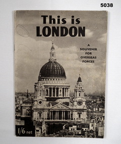 Souvenir - PAMPHLET, The British Council, This is London, Post 1939