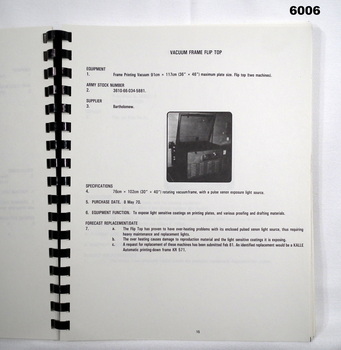 Technical Lithographic manual / handbook.