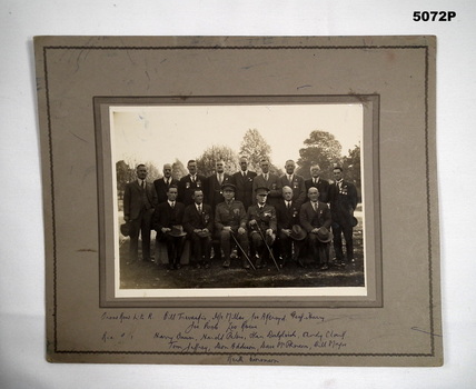 38th Battalion men, photo taken post WWI