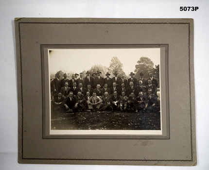 38th Battalion men, photo taken post WWI