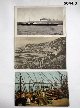 POSTCARDS WW1 X 3 OF MIDDLE EAST.