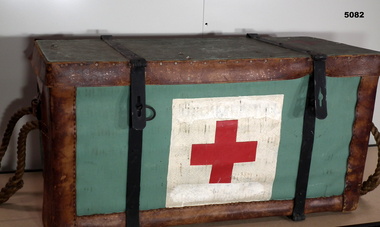 WWI era Field Medical Box with Red Cross