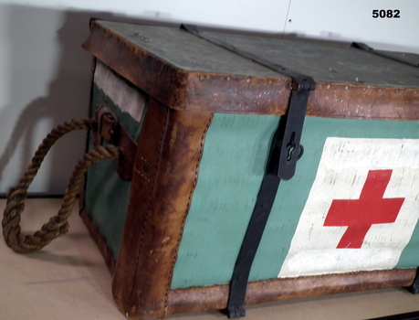 WWI era Field Medical Box with Red Cross