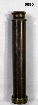 Brown metal telescope folded.