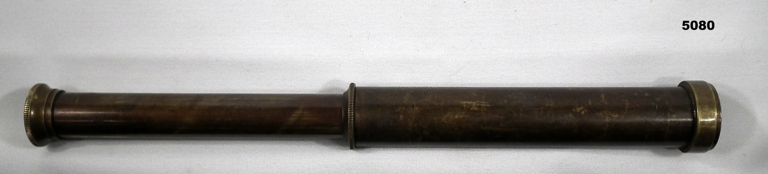Brown metal telescope extended.