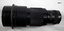 Black metal and glass camera lens.