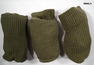 Footwear - SOCKS, ARMY, Belworth Australia, C.1960’s, one pair .1) 1968 New