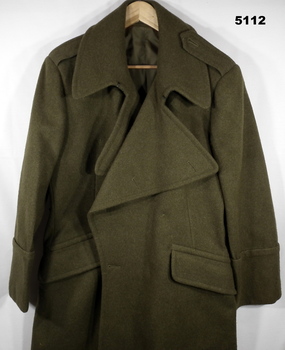 Army issue officer's great coat.
