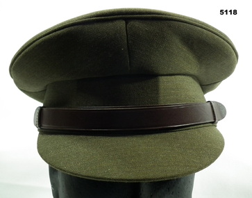 Officer's peaked cap without corps badge.