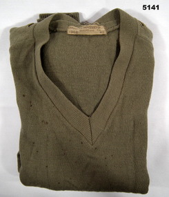 Australian Army khaki wool jumper