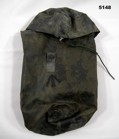 Green pouch for small tent.