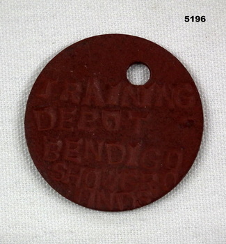 Identity discs - dog tags - WW2.