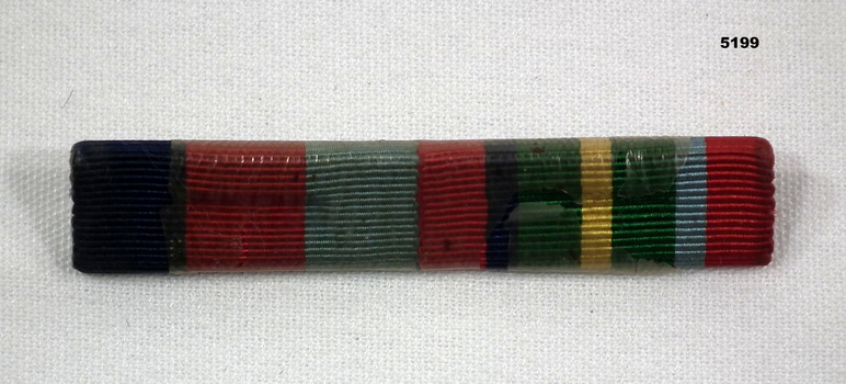 WW2 Ribbon bar - two campaign ribbons.