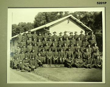 Group portrait of some 38 BTN Men 1940. 