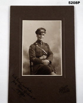 Photograph - half portrait of Padre W. Rickard in uniform.
