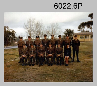 Commissioned Officers of the Army Survey Regiment c1973-1974 Fortuna Villa Bendigo