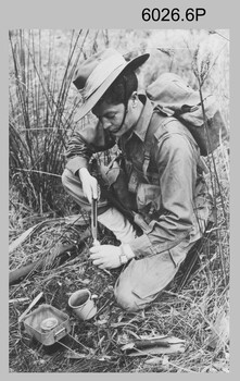 RASvy personnel from the Army Survey Regiment undergoing regimental training in the 1960s.